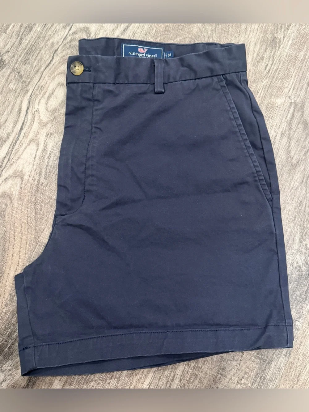 Vineyard Vines Men’s Navy Chino Shorts Size 38 Stretch Preppy